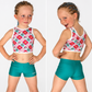 Teal Lycra Short