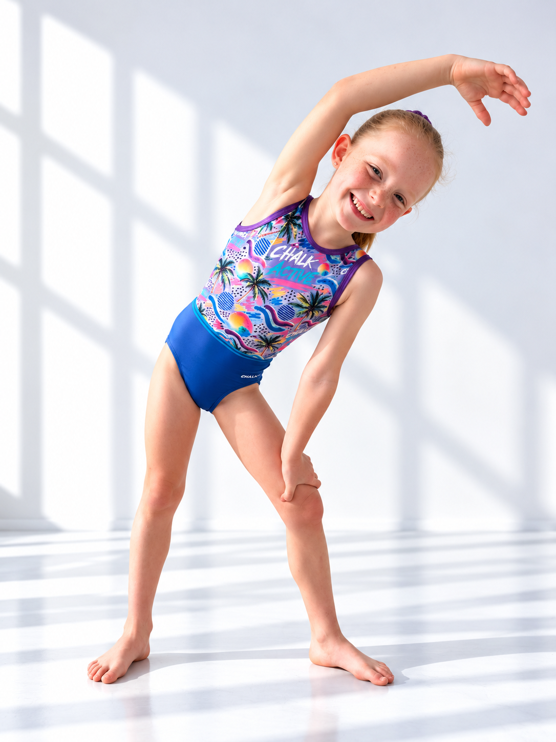 Chalk Active Leotard