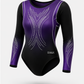 Flip Long Sleeve Leotard with Crystals
