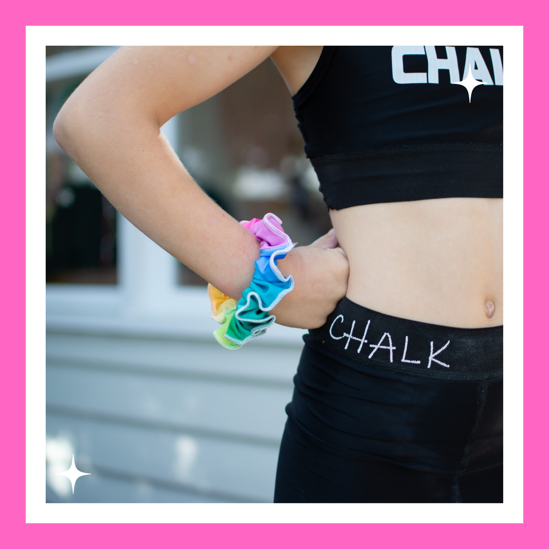 Rainbow Scrunchie