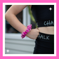 Rhonda Pink Scrunchie