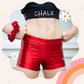 Red Foil Shorts
