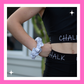 Rainbow Foil Scrunchie