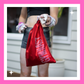 Red foil Grip Bag